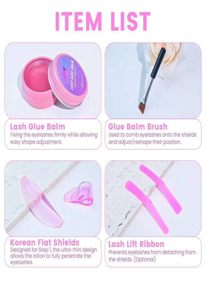 لي بيوتي مجموعة ليبيوتي الاقتصادية المكونة من 3 قطع، تتضمن بلسم لاصق لرفع الرموش ومجموعة واقيات الرموش الكورية المسطحة مع شريط لرفع الرموش، للاستخدام في الصالونات والاستخدام المنزلي، وسادات ناعمة فائقة الرقة (1 مم)، بلسم لاصق قوي، شريط تثبيت محكم. - Image 5